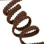 Тесьма Шанель плетеная TBY шир.12мм 0384-0018 цв.30 коричневый уп.9м