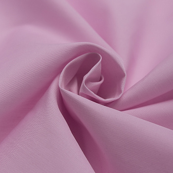 Ткань рубашечная 115 г кв.м 65% полиэстер, 35% хлопок шир.150 см арт.Р.32701.21 цв.21 розовый уп.25м (±5м)