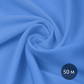Ткань габардин TBYGab-150506 150г/м2 100% полиэстер шир.150см цв.08 голубой рул.50м