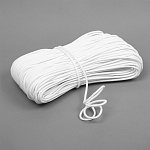 Шнур для вязания х/б 05мм с наполнителем цв.белый уп.100м