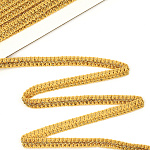 Тесьма Шанель плетеная TBY шир.8мм 0384-0017 цв.золото уп.9м