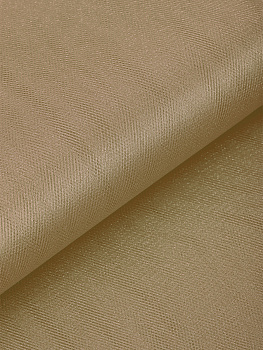 Фатин Кристалл средней жесткости блестящий арт.K.TRM шир.300см, 100% полиэстер цв.84 уп.50м - бежевый