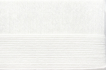 Пряжа для вязания ПЕХ Рельефная (43% меринос, 43% ПАН, 14% ПА) 5х50г/135м цв.001 белый