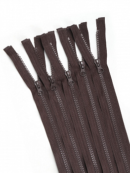 Молния Mzip трактор №5 1 замок усил.зв., 80см, цв.F304 коричневый уп.10шт