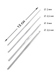 Набор крючков для вязания Maxwell Gold металлические со специальным покрытием арт.MAXW.38535 (2.0 мм/ 2.5 мм/ 3.0 мм/ 3.5 мм)