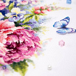 Набор для вышивания ЧУДЕСНАЯ ИГЛА арт.101-310 Цветочный вальс 19х26 см