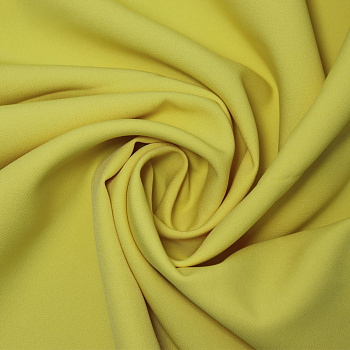 Ткань Барби 200 г/м² 95% полиэстер, 5% спандекс шир.148 см арт.Р.15433.15 цв.15 желтый уп.25м (±5м)