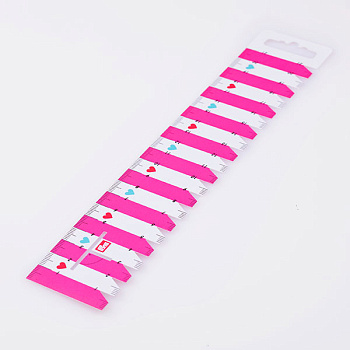610737 PRYM Love Линейка для разметки и измерения 4,5х23см (21см), пластик, ярко-розовый