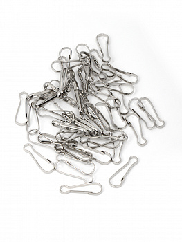 Карабин проволочный ТВ.JX5577 сталь 25мм уп. 50шт