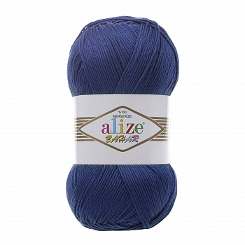 Пряжа для вязания Ализе Bahar (100% мерсеризированный хлопок) 5х100г/260м цв.360 благородный синий