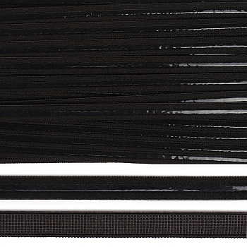 Резинка TBY бельевая с силиконом  8мм цв.F322 черный уп.10м