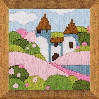 Набор для вышивания РИОЛИС арт.1572 Розовый сад 12х12 см