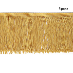 Бахрома отделочная TBY 15 см цв.золото уп.4,5м