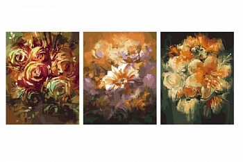 Картины по номерам Осенние цветы PX5154 40х50 тм Цветной