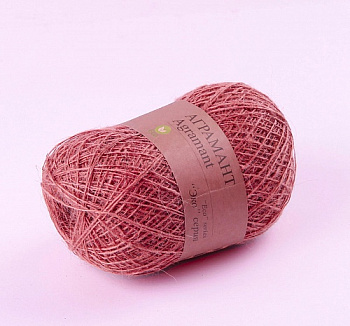 Пряжа для вязания ПЕХ Аграмант (100% джут) 5х100г/360м цв.011 ярк.розовый