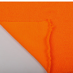 Ткань трикот. Бифлекс жатка арт.TBY-JB-13 490г/м² 92% ПЭ 8% спандекс шир.80см цв.13 яр. оранжевый уп.1м