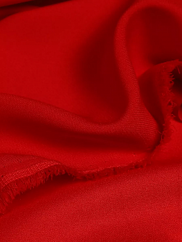 Ткань шелк Армани 90г/м² 97% ПЭ 3% Спандекс шир.150см арт.TBYArm-109 цв.109 красный уп.2м