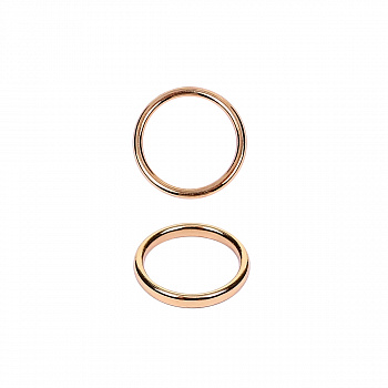 Кольцо для бюстгальтера d08мм металл TBY-008 цв.золото, уп.100шт