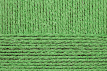 Пряжа для вязания ПЕХ Конкурентная (50% шерсть, 50% акрил) 10х100г/250м цв.434 зеленый