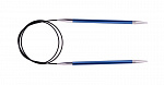 47210 Knit Pro Спицы круговые для вязания Zing 4,5мм/150см, алюминий, иолит
