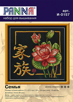 Набор для вышивания PANNA арт. I-0157 Семья 21х22,5 см