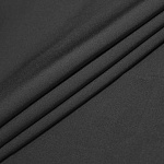 Ткань Креп Барби плот.210г/м²  95% пэ 5% эл  шир.150см, арт.МТ-210332  цв.черный уп.6м