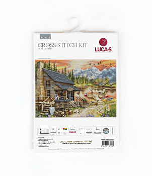 Набор для вышивания LUCA-S арт. BU5020 - Деревянный коттедж 30,5х22 см
