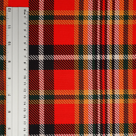 Ткань Габардин 150 г/м² 100% полиэстер шир.150 см арт.T.4000.21 цв.красный рул.25м