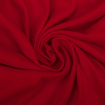 Ткань трикотаж Кашкорсе с лайкрой 220г опененд 60+60см красный 18-1763 уп.3м