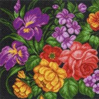 Набор для вышивания МАТРЕНИН ПОСАД арт.41х41 - 1107 Цветы