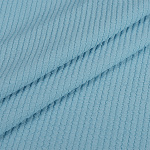 Ткань трикот. Бифлекс жатка арт.ODJ-240-7 240г/м² 86% нейлон 14% спандекс шир.150см цв.7 голубой уп.6м
