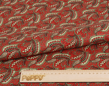 Ткань для пэчворка PEPPY Тайны Марокко 146 г/м² 100% хлопок цв.ТМ-05 красный уп.50х55 см