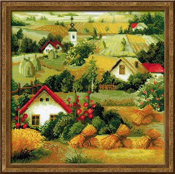 Набор для вышивания РИОЛИС арт.1569 Сербский пейзаж 40х40 см