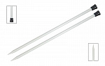 45266 Knit Pro Спицы прямые для вязания Basix Aluminum 4,5мм/35см, алюминий уп.2шт