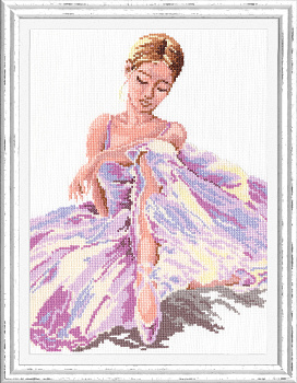 Набор для вышивания ЧУДЕСНАЯ ИГЛА арт.65-01 Балерина 24х30 см