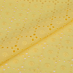 Ткань шитье TBY-8167-03 100г/м2 100% хлопок шир.150см цв.желтый уп.3м