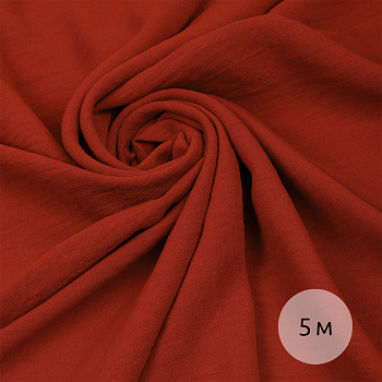 Ткань Лен искусственный Манго 160 г/м² 100% пэ TBY.Mg.05 цв.оранжевый уп.5м