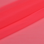 Сетка стрейч матовая арт.TBY-TL57 40г/м² 100% полиэстр ш.150см цв. 57 неон розовый рул.100м