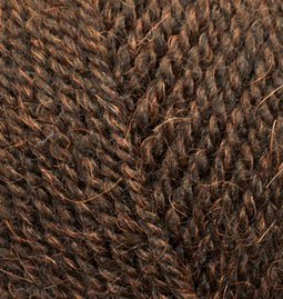 Пряжа для вязания Ализе Alpaca Royal (30% альпака, 15% шерсть, 55% акрил) 5х100г/280м цв.201 коричневый