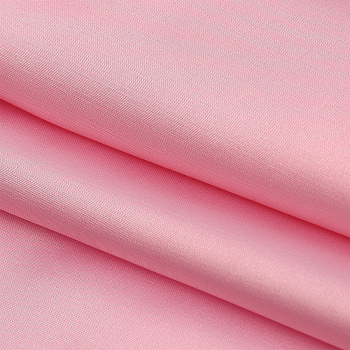 Ткань шелк Армани 90г/м² 97% ПЭ 3% Спандекс шир.150см арт.TBYArm-119 цв.119 св.розовый рул.25м
