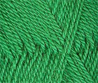 Пряжа для вязания ТРО Подмосковная (50% шерсть, 50% акрил) 10х100г/250м цв.0723 яркая зелень