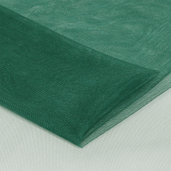 Фатин Кристалл средней жесткости блестящий арт.K.TRM шир.300см, 100% полиэстер цв. 35 К уп.50м - зелено-синий
