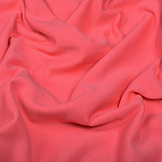 Ткань трикотаж Футер 2х нитка начес с лайкрой 190г опененд 100+100см яр.розовый 17-1937 уп.1м
