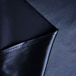 Ткань атлас стрейч 105 г/м² 98% полиэстер, 2% спандекс шир.150 см арт.Р.15054.17 цв.17 синий уп.25м (±5м)