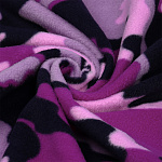 Ткань флис 2-х ст. FL-240.ca.purple 240 г/м² 100% ПЭ шир.150см фиолетовый уп.1м