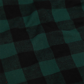 Ткань рубашечная фланель 150 г/м² 80% полиэстер, 20% хлопок шир.150 см арт.TBY.Fl.T1871.4 цв.04 зеленый рул.25м