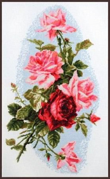 Набор для вышивания ПАЛИТРА арт.01.012 Розовый шик 24х41 см