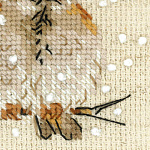 Набор для вышивания РИОЛИС арт.1680 Воробушек 10х10 см