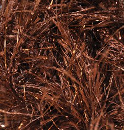 Пряжа для вязания Ализе Decofur Sim (20% металлик, 80% полиэстер) 5х100г/100м цв.26-01 коричневый