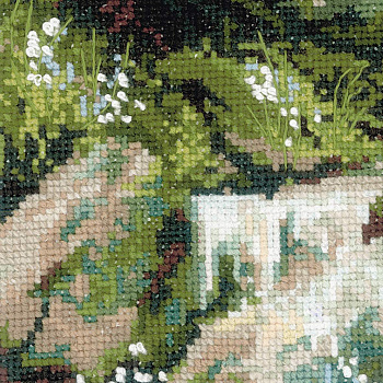 Набор для вышивания РИОЛИС арт.1543 Горная река 20х50 см